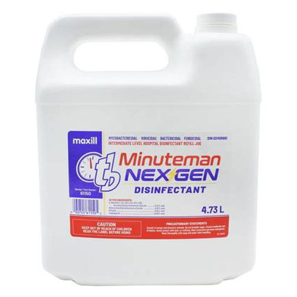 tb Minuteman NEX GEN Disinfectant - 4.73 L Refill Jug