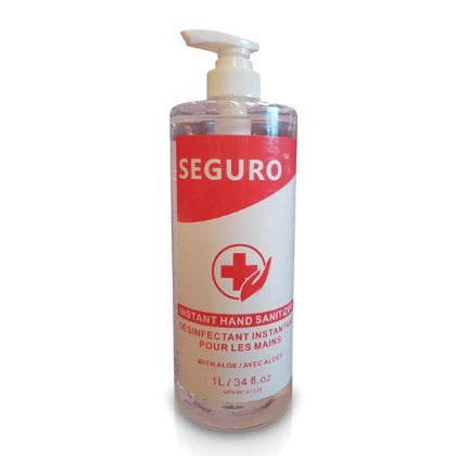 SEGURO Hand Sanitizer Gel aloe 1L